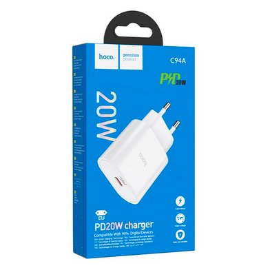 СЗУ Hoco C94A Metro Single Port PD20W / Зарядные устройства hoco + №9806