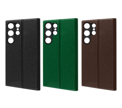 FIBRA Leather Flip case Samsung A03 Core / FIBRA Leather Flip case + №9860