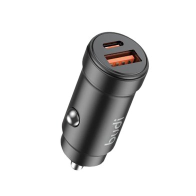 CC602B - Budi Mini Car Charger 30W PD+QC3.0 / Всё для автомобилей budi + №9956