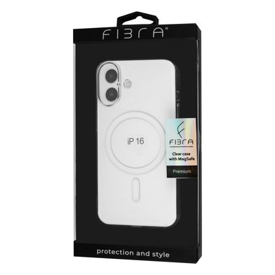 FIBRA Clear Сase with MagSafe iPhone 16 / FIBRA Clear Сase with MagSafe + №10090