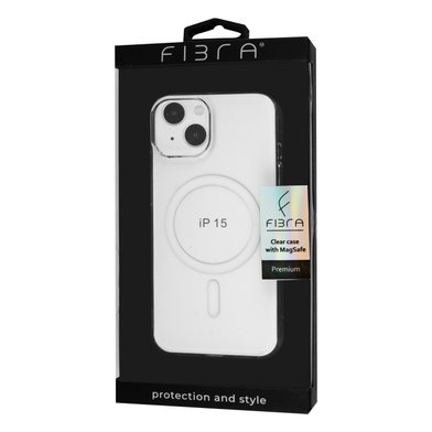 FIBRA Clear Сase with MagSafe iPhone 15 / FIBRA Clear Сase with MagSafe + №10087