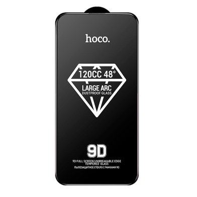Защитное стекло Hoco A34 9D Large Arc dustproof for iPhone 16 Pro / Hoco 9D Large Arc + №10110