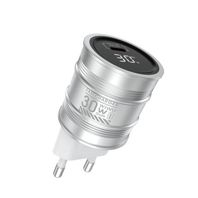 WIWU СЗУ Wi-U027 Cheer 30W GaN Fast Charger / Зарядные устройства wiwu + №10535