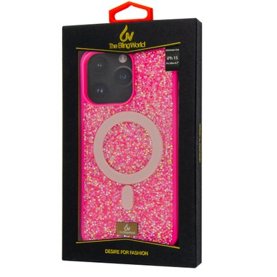 Bling World Rock Diamond with MagSafe iPhone 15 Pro Max / Bling World Rock Diamond with MagSafe iPhone + №10594