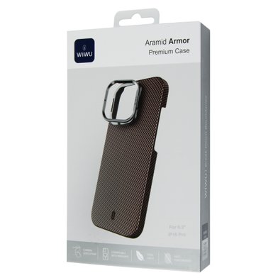 WIWU Чехол DCC-208 Aramid Armor for iPhone 16 Pro Max / DCC-208 Aramid Armor + №10605