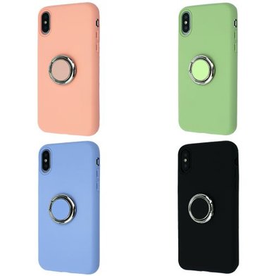 Silicone Cover With Ring Iphone X/XS / Silicone Cover With Ring + №1396