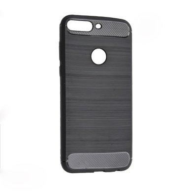 Half-TPU Black Case Huawei Y7 (2018) / huawei + №1996