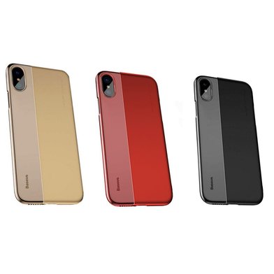 Baseus Half to Half Case For Iphone X/XS Transparent / Baseus Half to Half Case + №3306