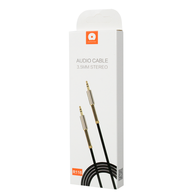 WUW AUX Cabel 3,5 mm stereo 1m, R116 / Кабелі / Перехідники + №7069