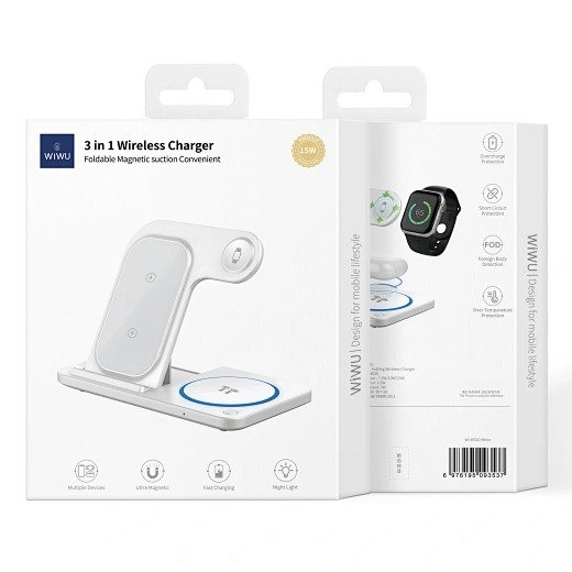 WiWU БЗП Wi-W020 3 in 1 Wireless Charger