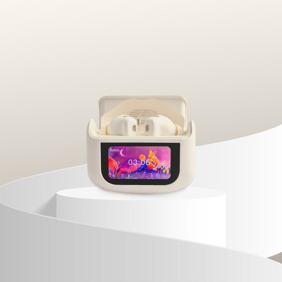 Навушники (вакуумні) TWS Hoco EQ21 Sandy touch screen ANC+ENC