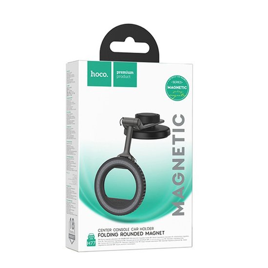 Автоутримувач Hoco H77 View folding magnetic ring (center console)