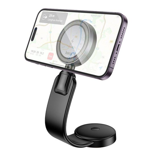 Автотримач Hoco HW29 Totem ring magnetic wireless (center console)