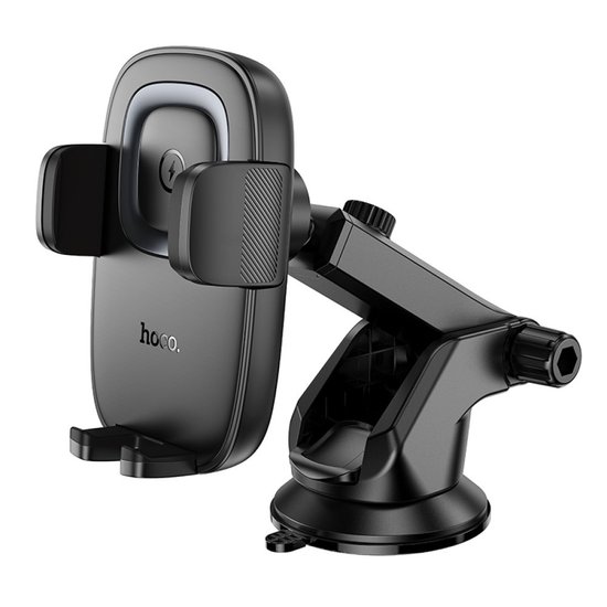 Автодержатель Hoco HW32 Crown push-type wireless (center console)
