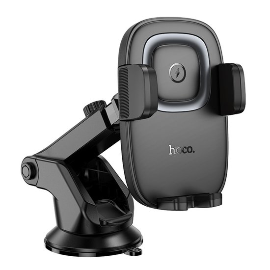 Автотримач Hoco HW32 Crown push-type wireless (center console)