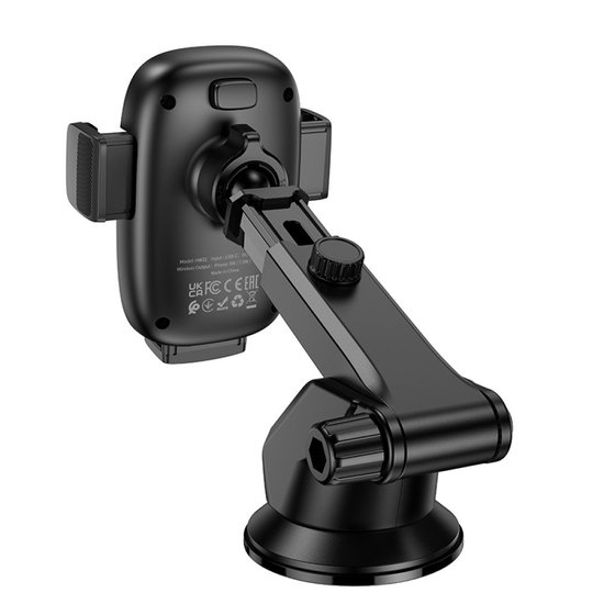 Автотримач Hoco HW32 Crown push-type wireless (center console)