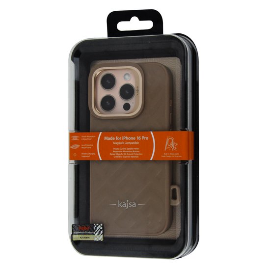 Kajsa Briquette Collection Rhombus back case for iPhone 16 Pro Max