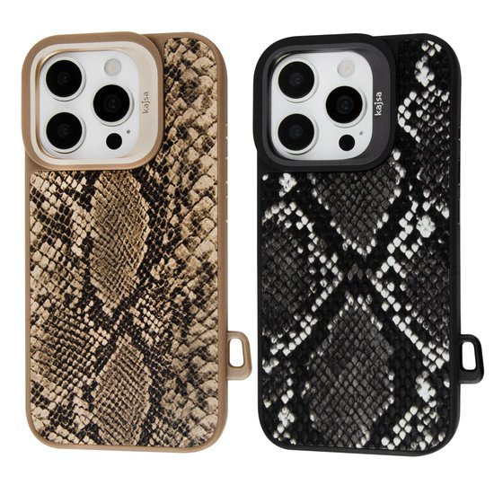 Kajsa Glamorous Collection Snake Pattern 2 back case for iPhone 16 Pro
