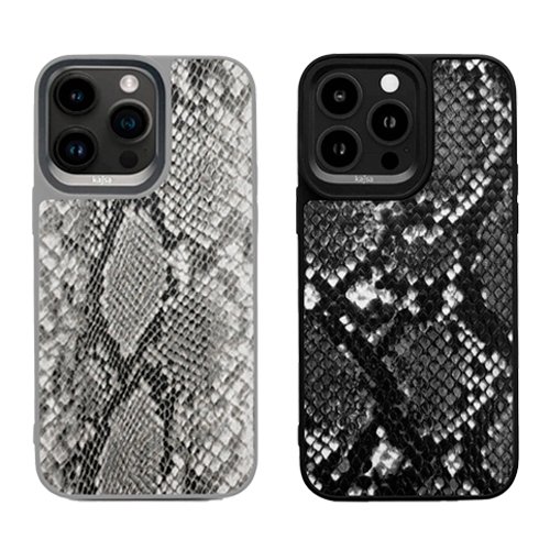 Kajsa Glamorous Collection Snake Pattern 2 back case for iPhone 15 Pro