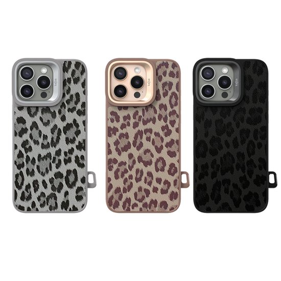 Kajsa Glamorous Collection Leopard Pattern 2 back case for iPhone 16 Pro Max