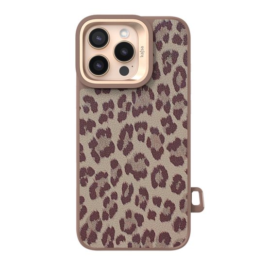 Kajsa Glamorous Collection Leopard Pattern 2 back case for iPhone 16 Pro Max