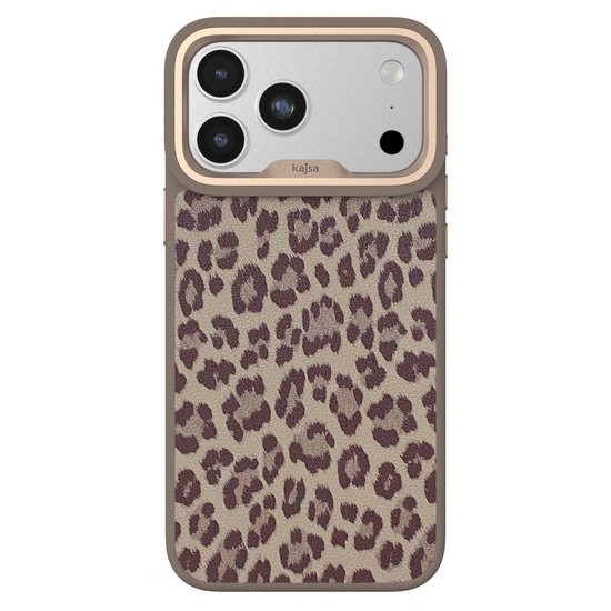 Kajsa Glamorous Collection Leopard Pattern 2 Case iPhone 17 Pro