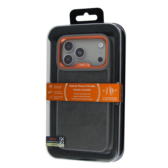 Kajsa Glamorous Collection Crazy Horse Case iPhone 17 Pro Max