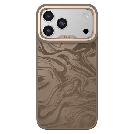Kajsa Glamorous Collection Fluid Art Pattern Case iPhone 17 Pro Max