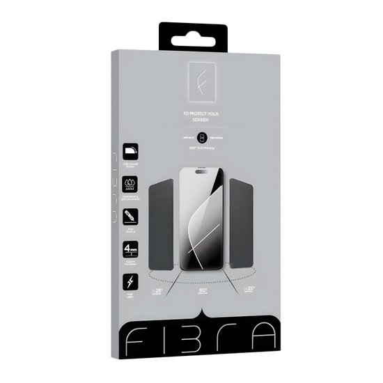 Защитное стекло FIBRA Privacy Glass iPhone 15 Pro Max