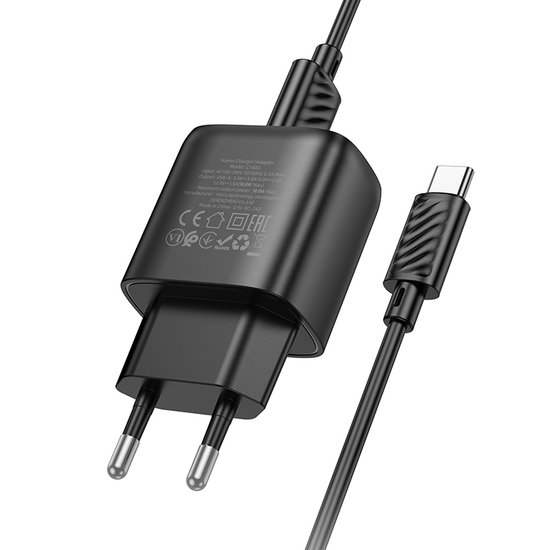 СЗУ Hoco C140A Smart QC3.0 charger set(Type-C)(EU)