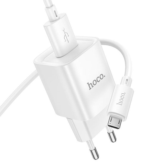 СЗУ Hoco C145A Charm QC3.0 charger set(Micro)(EU)
