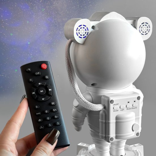 Ночник LED Bluetooth Speaker звездное небо космонавт (с пультом)