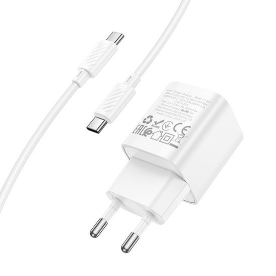 СЗУ Hoco C146A Charm PD20W charger set(C to C)(EU)
