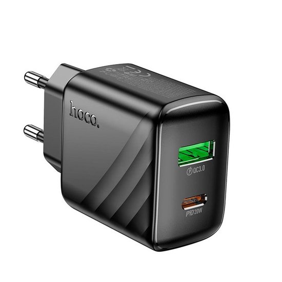 СЗУ Hoco CS25A Rico PD20W+QC3.0 charger (EU)