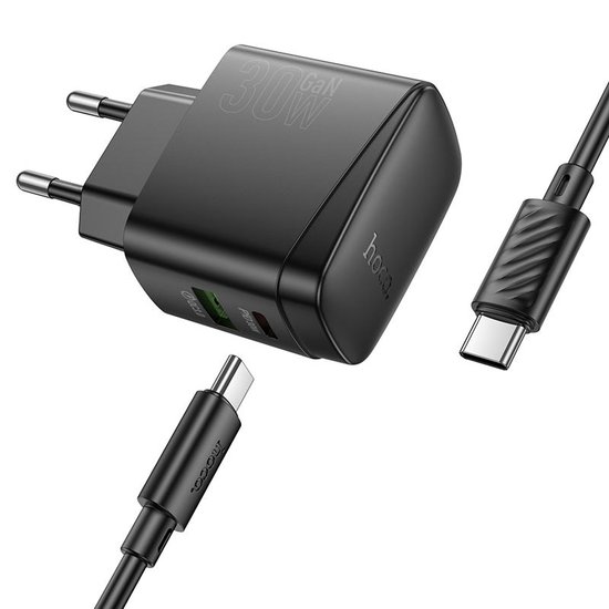 СЗУ Hoco CS61A Bright PD30W+QC3.0 charger(EU)