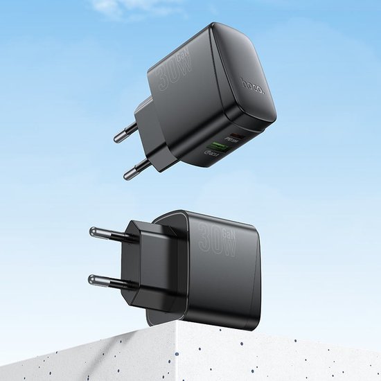 СЗУ Hoco CS61A Bright PD30W+QC3.0 charger(EU)