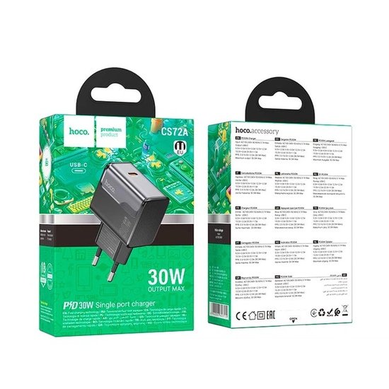 СЗУ Hoco CS72A Star Speed PD30W charger(EU)