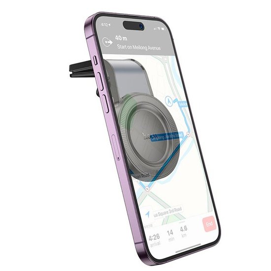 Автодержатель Hoco H59 Show ring magnetic (L air outlet)