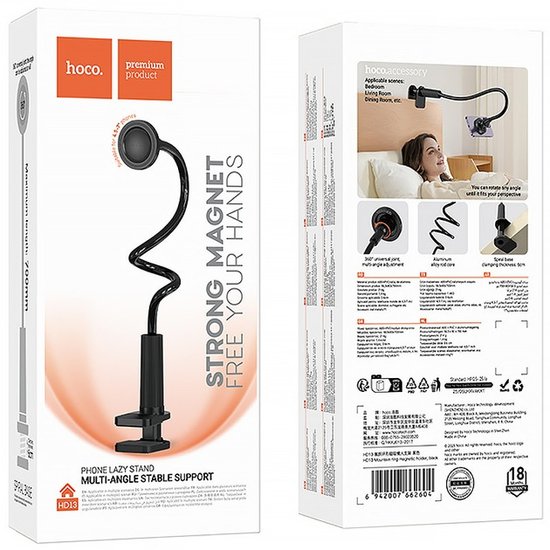 Настольный держатель Hoco HD13 Mountain ring magnetic