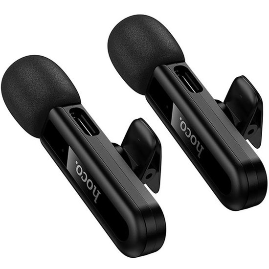 Микрофон-петличка Hoco L20A Fair wireless (iP/Type-C)