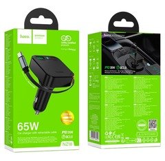 АЗУ Hoco NZ18 Guardian PD65W(2C1A) with retractable cable