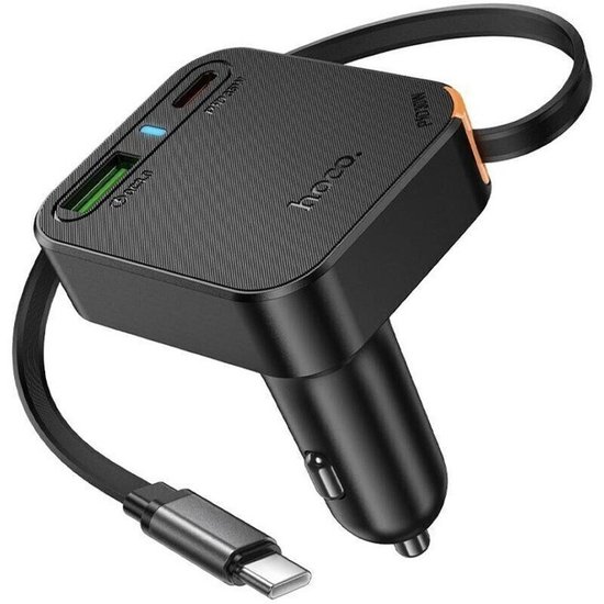 АЗУ Hoco NZ18 Guardian PD65W(2C1A) with retractable cable