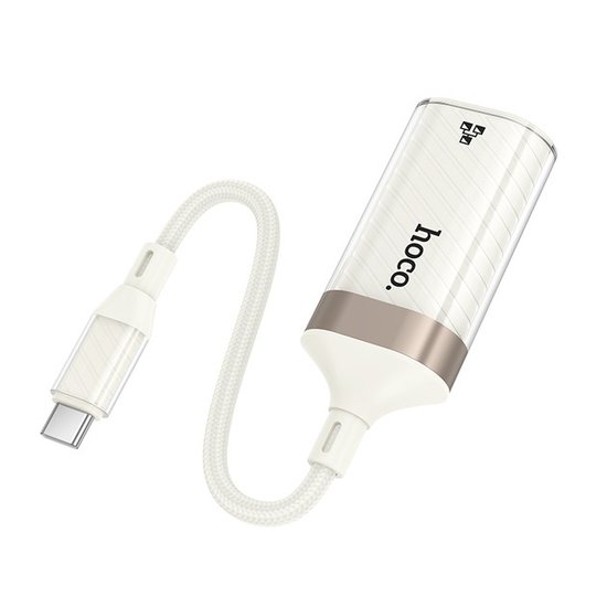 Переходник Hoco UA41B Crystal Type-C ethernet (100 mbps)
