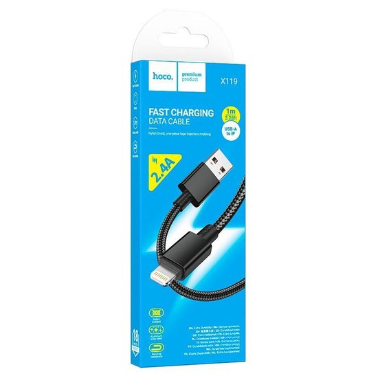 Кабель Hoco X119 Energy iP