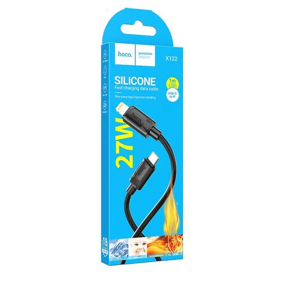 Кабель Hoco X122 Benefit PD27W silicone iP