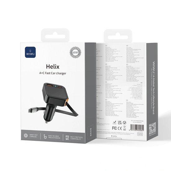 WIWU АЗУ Wi-CC033 65W Helix A+C