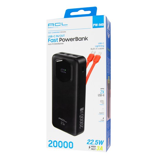 Power Bank ACL PW-140 PD22.5W 20000mAh