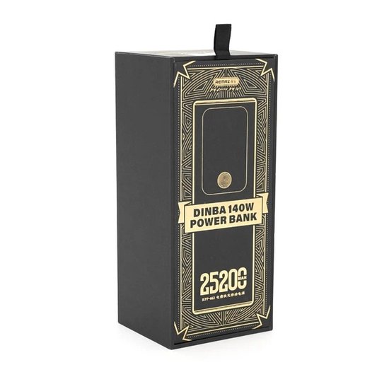 Power bank REMAX  RPP-66 для ноутбука Dinba Series 140W+22.5W PD+QC Fast Charging 25200mAh