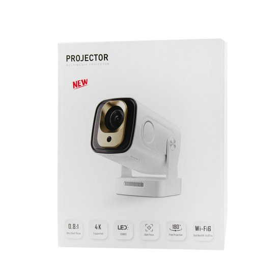 Смарт-проектор HY260 Pro Android 14 FullHD (200 люмен)