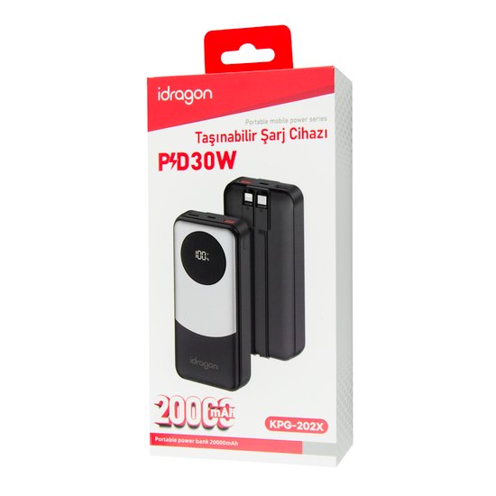 Power Bank iDragon KP-202 20000mAh 30W